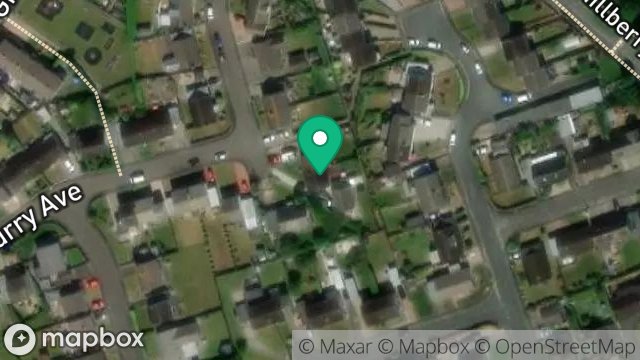 Map showing 46, BALLACHURRY AVENUE, ONCHAN, ISLE OF MAN, IM3 4BB