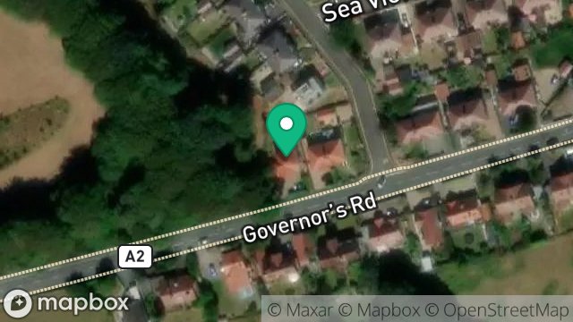 Map showing 1, GOVERNORS ROAD, ONCHAN, ISLE OF MAN, IM3 1AX