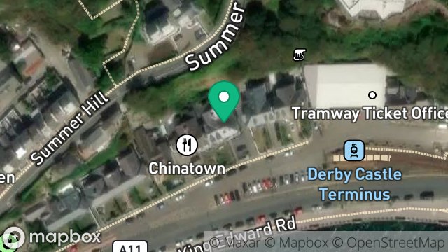 Map showing 10, STRATHALLAN CRESCENT, DOUGLAS, ISLE OF MAN, IM2 4NR