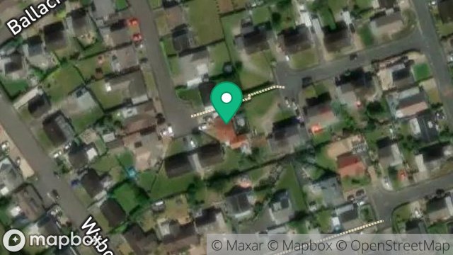 Map showing 24, BALLACHURRY CLOSE, ONCHAN, ISLE OF MAN, IM3 4BE