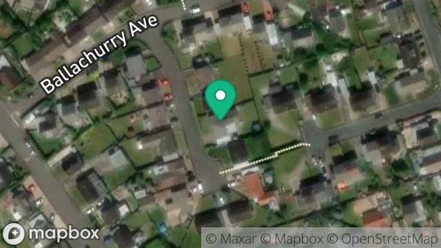 Map showing 28, BALLACHURRY CLOSE, ONCHAN, ISLE OF MAN, IM3 4BE