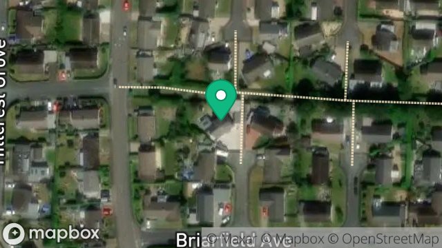 Map showing 7, BRIARFIELD AVENUE, ONCHAN, ISLE OF MAN, IM3 3JN