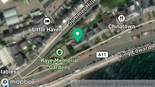Map showing 1, STRATHALLAN CRESCENT, DOUGLAS, ISLE OF MAN, IM2 4NR