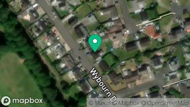 Map showing 7, WYBOURN DRIVE, ONCHAN, ISLE OF MAN, IM3 4AA