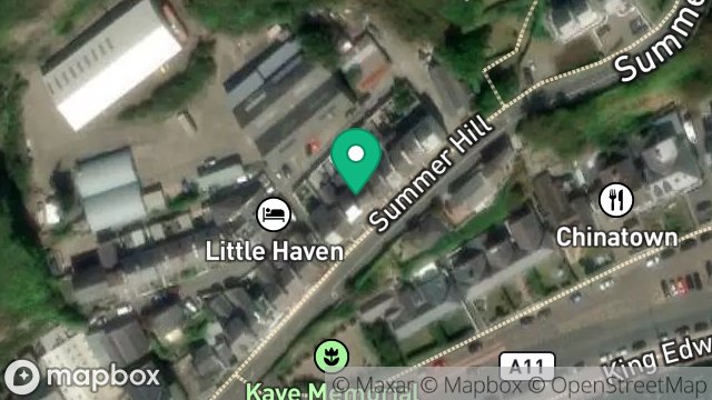 Map showing 8, SUMMERHILL, DOUGLAS, ISLE OF MAN, IM2 4PG