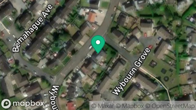 Map showing 31, WYBOURN DRIVE, ONCHAN, ISLE OF MAN, IM3 4AT