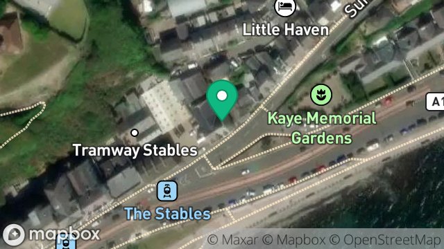Map showing SHOP, 2, SOUTHVIEW, QUEENS PROMENADE, DOUGLAS, ISLE OF MAN, IM2 4NP