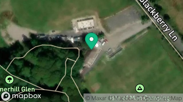 Map showing D H S O B A F C, BLACKBERRY LANE, ONCHAN, ISLE OF MAN, IM2 4PD