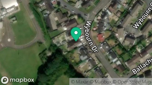 Map showing 50, WYBOURN DRIVE, ONCHAN, ISLE OF MAN, IM3 4AN