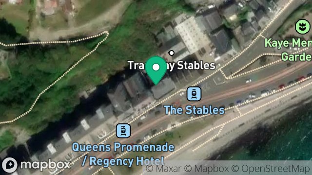 Map showing PARAMOUNT CITY, QUEENS PROMENADE, DOUGLAS, ISLE OF MAN, IM2 4NN