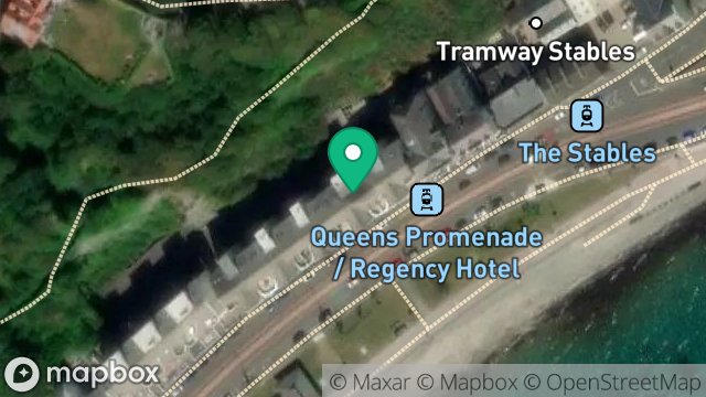 Map showing 55 MILLENNIUM COURT, QUEENS PROMENADE, DOUGLAS, ISLE OF MAN, IM2 4NN