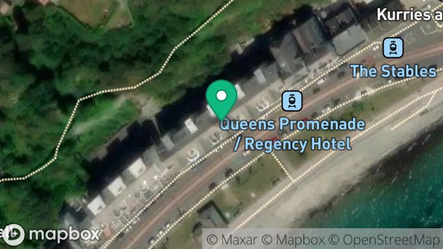 Map showing CONTINENTAL SITE, QUEENS PROMENADE, DOUGLAS, ISLE OF MAN, IM2 4NN
