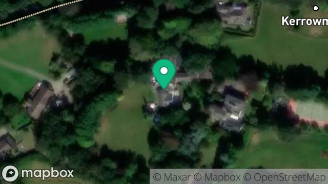 Map showing KERROWMOAR WEST, KERROWMOAR, RAMSEY, ISLE OF MAN, IM7 2AX