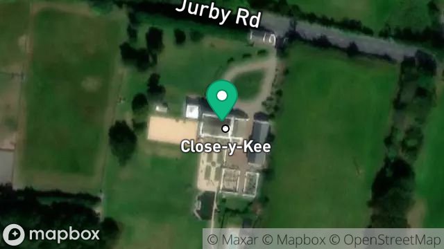 Map showing AMISFIELD STABLES, ST. JUDES, ISLE OF MAN, IM7 2EW
