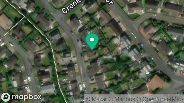 Map showing 22, CRONK AVENUE, ONCHAN, ISLE OF MAN, IM3 3DF