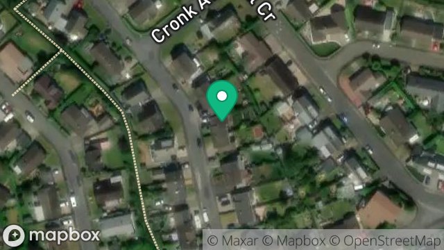 Map showing 24, CRONK AVENUE, ONCHAN, ISLE OF MAN, IM3 3DF