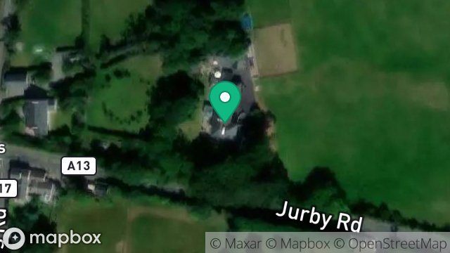 Map showing OLD PARSONAGE, ST. JUDES, ISLE OF MAN, IM7 2EW