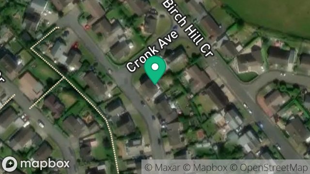 Map showing 30, CRONK AVENUE, ONCHAN, ISLE OF MAN, IM3 3DF