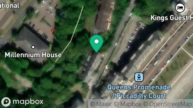 Map showing 6, SWITZERLAND TERRACE, DOUGLAS, ISLE OF MAN, IM2 4NQ