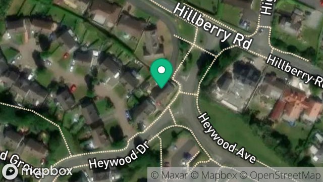 Map showing 6, HEYWOOD DRIVE, ONCHAN, ISLE OF MAN, IM3 3AD