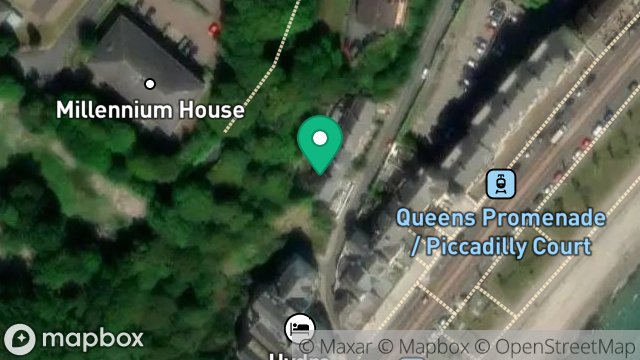 Map showing 1, SWITZERLAND TERRACE, DOUGLAS, ISLE OF MAN, IM2 4NQ
