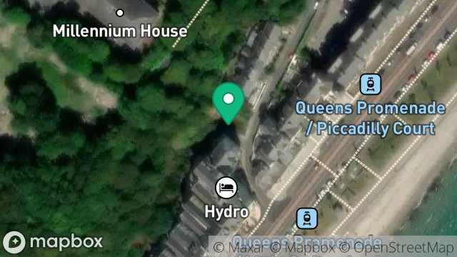 Map showing FORMER SITE OF CLIFF LODGE, SWITZERLAND ROAD, DOUGLAS, ISLE OF MAN, IM2 4NF