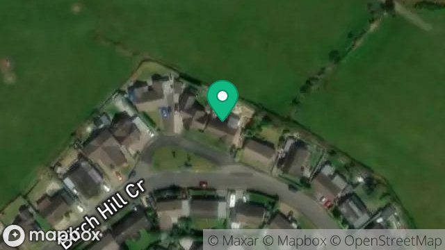 Map showing 72, BIRCH HILL CRESCENT, ONCHAN, ISLE OF MAN, IM3 3DA