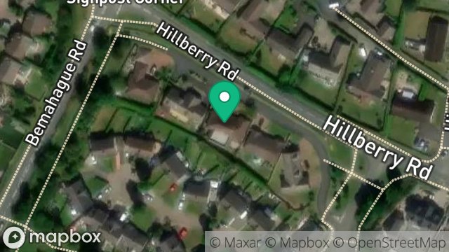 Map showing 3, HEYWOOD WAY, ONCHAN, ISLE OF MAN, IM3 3AB