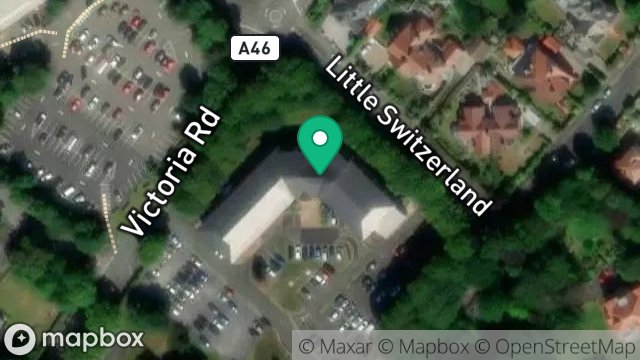 Map showing FIRST NAMES MANAGEMENT LTD, FIRST NAMES HOUSE, VICTORIA ROAD, DOUGLAS, ISLE OF MAN, IM2 4DF