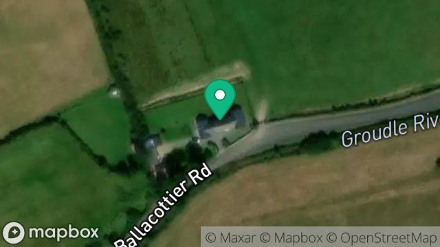 Map showing CLYEEN, BALLACOTTIER ROAD, ONCHAN, ISLE OF MAN, IM4 5BJ