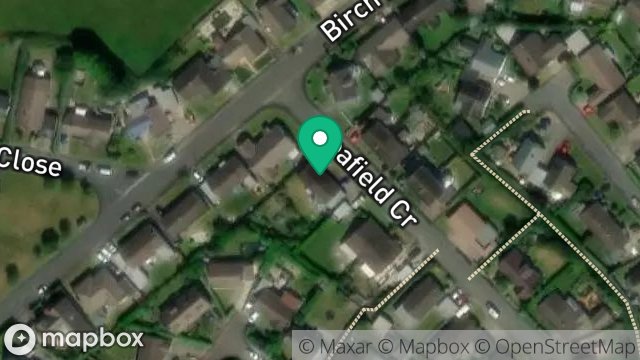 Map showing 21, SEAFIELD CRESCENT, ONCHAN, ISLE OF MAN, IM3 3BZ