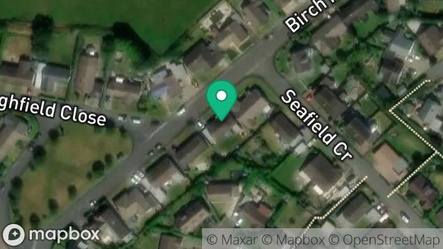Map showing 82, HIGHFIELD CRESCENT, ONCHAN, ISLE OF MAN, IM3 3BS