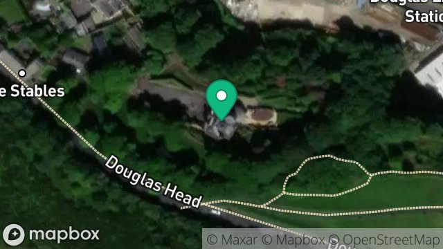 Map showing DOUGLAS CASTLE, FORT ANNE ROAD, DOUGLAS, ISLE OF MAN, IM1 5BN