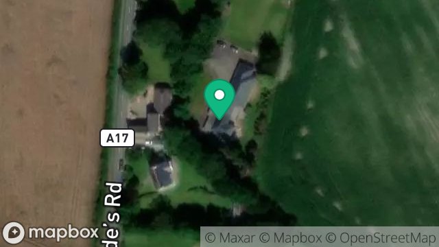 Map showing CLOSE CHIRRYM, ST. JUDES ROAD, SULBY, ISLE OF MAN, IM7 2ES