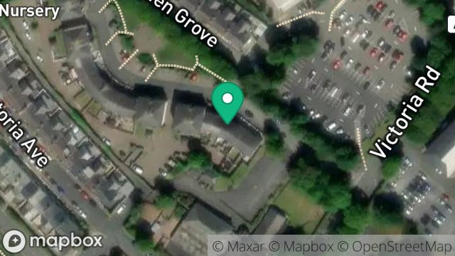 Map showing 24, LINDEN GARDENS, DOUGLAS, ISLE OF MAN, IM2 6AB