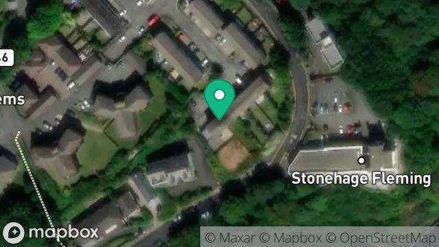 Map showing 25, FALCON CLIFF COURT, DOUGLAS, ISLE OF MAN, IM2 4AH