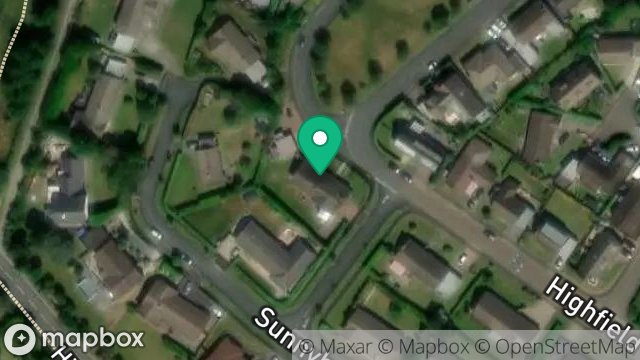 Map showing 27, HIGHFIELD CRESCENT, ONCHAN, ISLE OF MAN, IM3 3BT