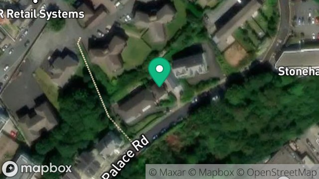 Map showing THE BUNGALOW, 16, PALACE ROAD, DOUGLAS, ISLE OF MAN, IM2 4LB