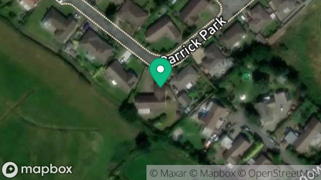 Map showing 36, CARRICK PARK, SULBY, ISLE OF MAN, IM7 2EY