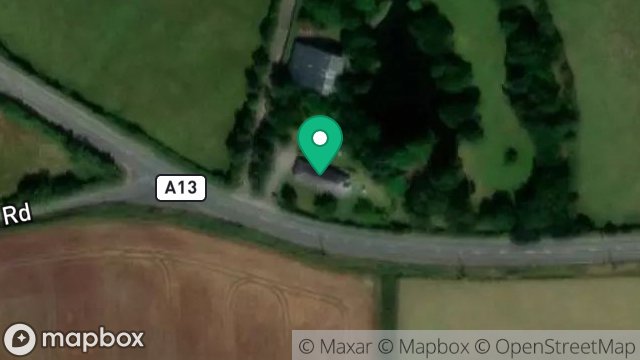 Map showing BUNGALOW, WEST CRAIG FARM, ST JUDES ROAD, WEST CRAIG, RAMSEY, ISLE OF MAN, IM7 3BY