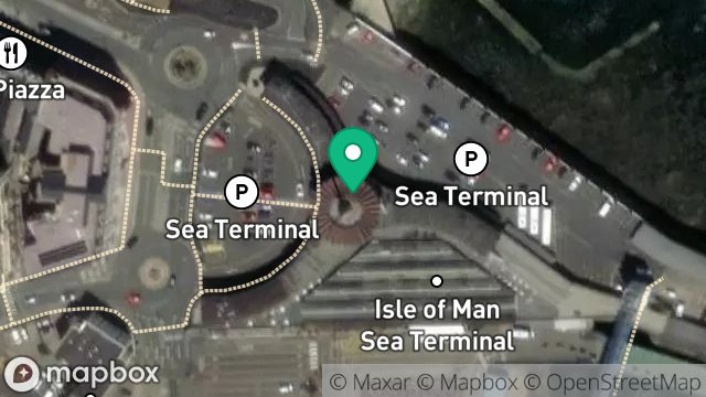 Map showing SEA TERMINAL, VICTORIA PIER, DOUGLAS, ISLE OF MAN, IM1 2BX