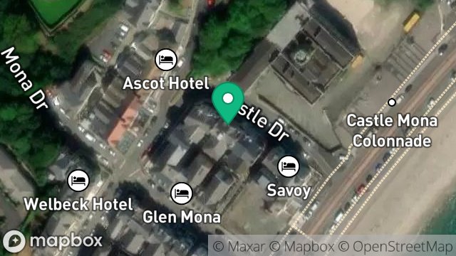Map showing ATHOLVILLE, 3-4, CASTLE DRIVE, DOUGLAS, ISLE OF MAN, IM2 4LX