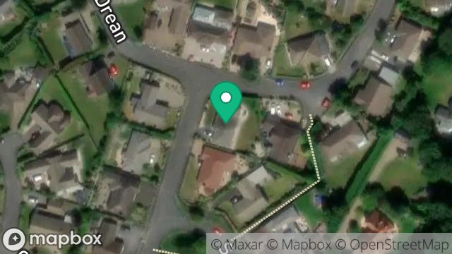 Map showing 77, CRONK DREAN, DOUGLAS, ISLE OF MAN, IM2 6AS