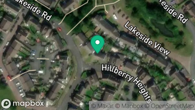 Map showing 34, HILLBERRY HEIGHTS, DOUGLAS, ISLE OF MAN, IM2 7BP