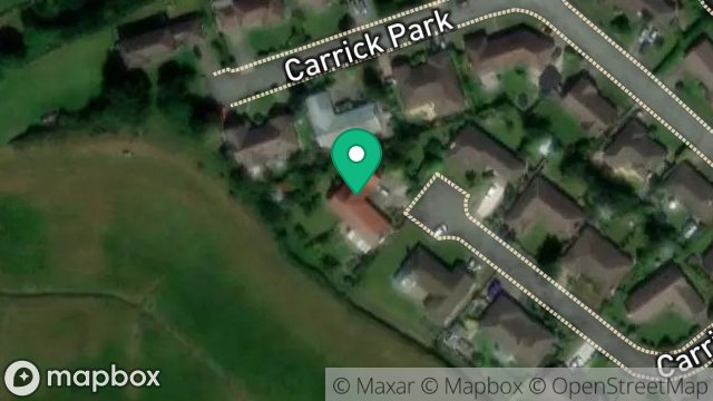 Map showing 31, CARRICK PARK, SULBY, ISLE OF MAN, IM7 2EY