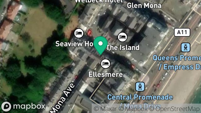 Map showing GLENFABA, 5, EMPRESS DRIVE, DOUGLAS, ISLE OF MAN, IM2 4LQ