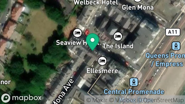 Map showing FAIRFIELD, 7, EMPRESS DRIVE, DOUGLAS, ISLE OF MAN, IM2 4LQ