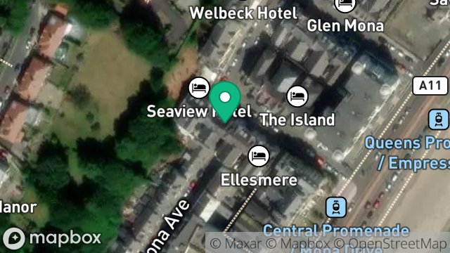 Map showing FLAT 1, EMPRESS APARTMENTS, 9, EMPRESS DRIVE, DOUGLAS, ISLE OF MAN, IM2 4LQ