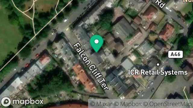Map showing 5, FALCON CLIFF TERRACE, DOUGLAS, ISLE OF MAN, IM2 4AU