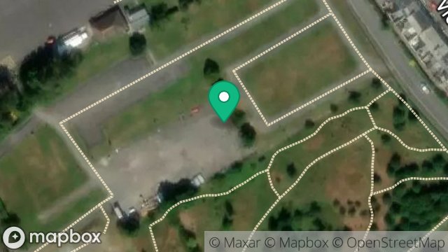 Map showing HARDSTANDING TO REAR OF GRANDSTAND, NOBLES PARK, DOUGLAS, ISLE OF MAN, IM2 4AP